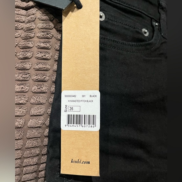 KSUBI Jeans, ladies sz 26 waist, 30 length. New with tags - Picture 2 of 9